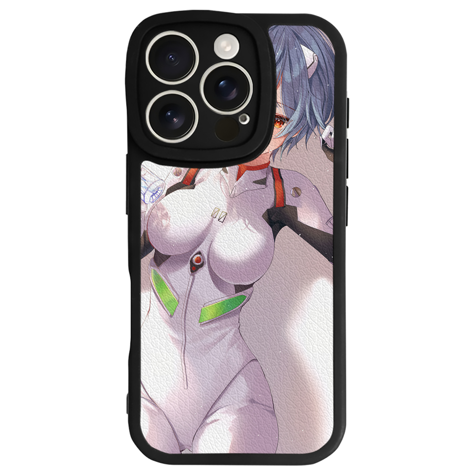 （画像用） EVA 新世紀エヴァンゲリオン 【iPhone 16シリーズ対応】シリコンスマホケース（レザー調） 材質：シリコン